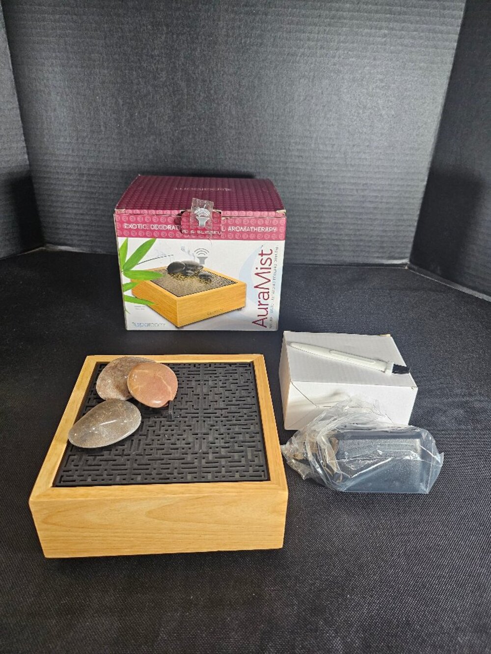Aura Mist Natural Wood Ultrasonic Fogging Diffuser By Sparoom